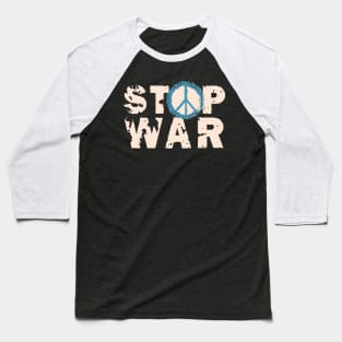 Stop War - Peace For Israel Baseball T-Shirt